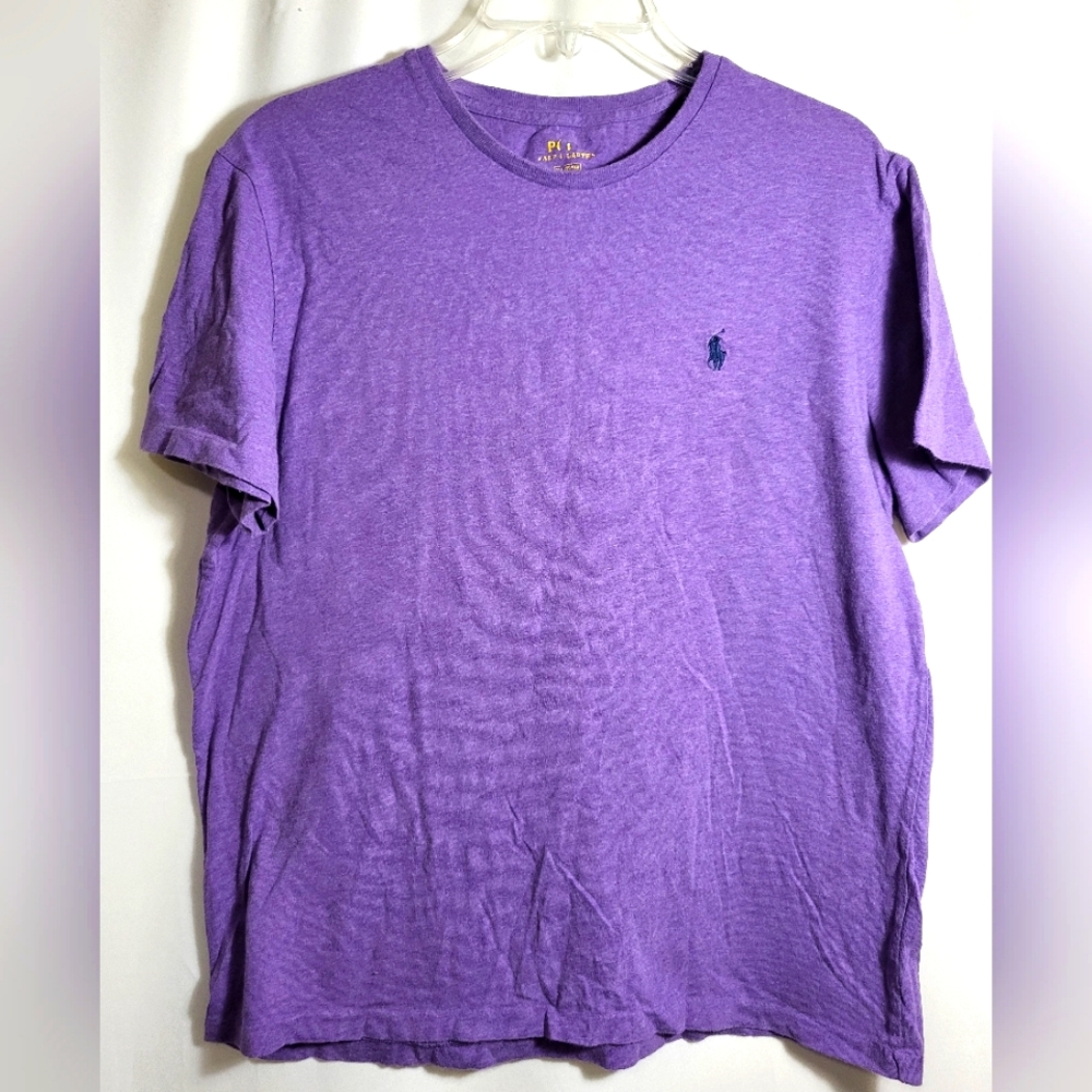 Polo Ralph Lauren purple short sleeve  men's M  #1798